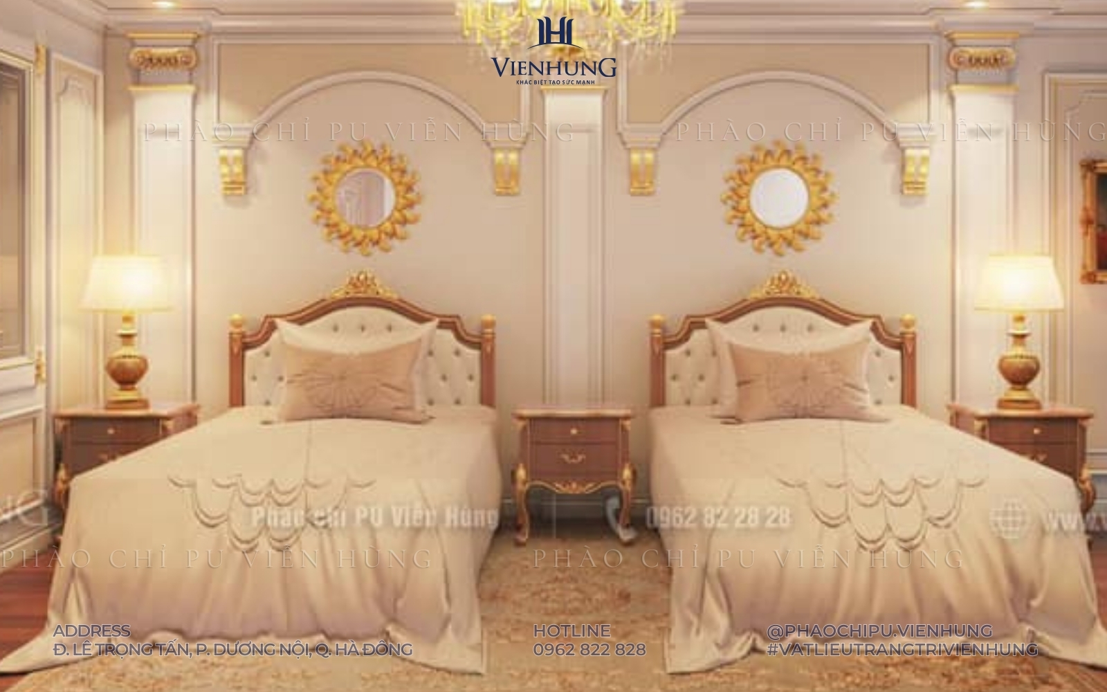 (Ảnh 4 - Phào chỉ PU tường nhà)