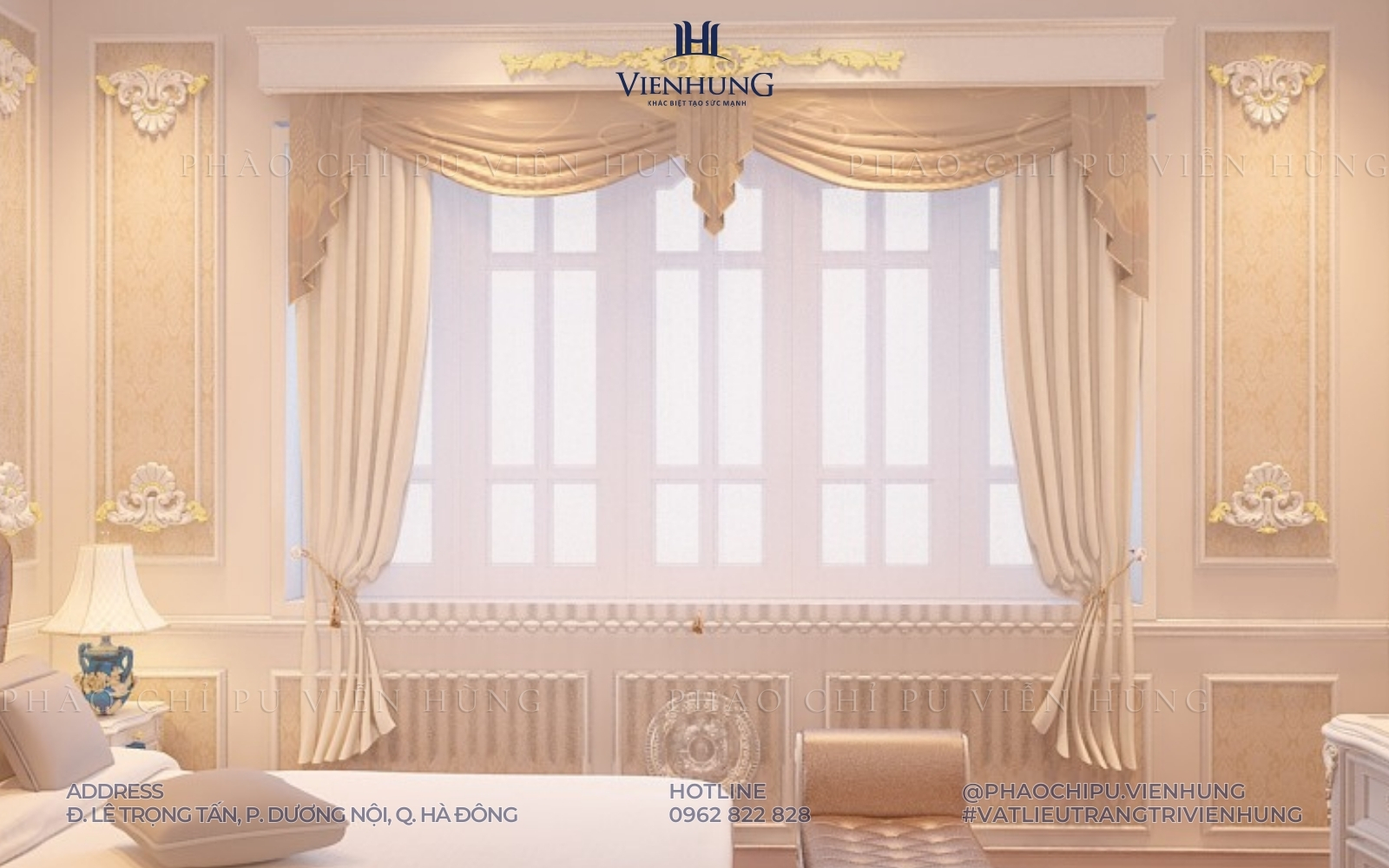 (Ảnh 5 - Phào chỉ PU cửa sổ)