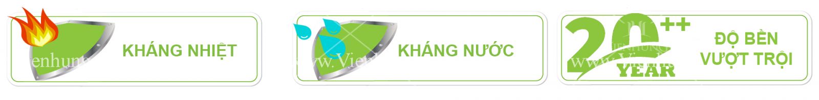 độ bền trên 20 năm phào chỉ pu